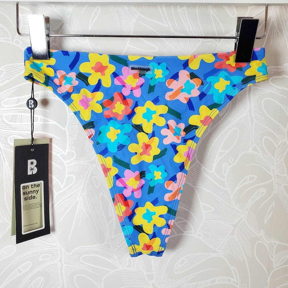 Blackbough Bikini Swimsuit Set In Floral Punch - Size Small - Picture 8 of 12